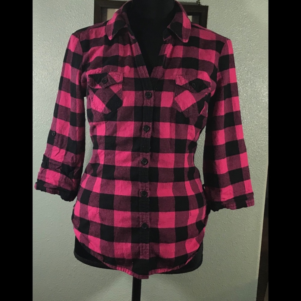 Preloved Guess Flannel Blouse